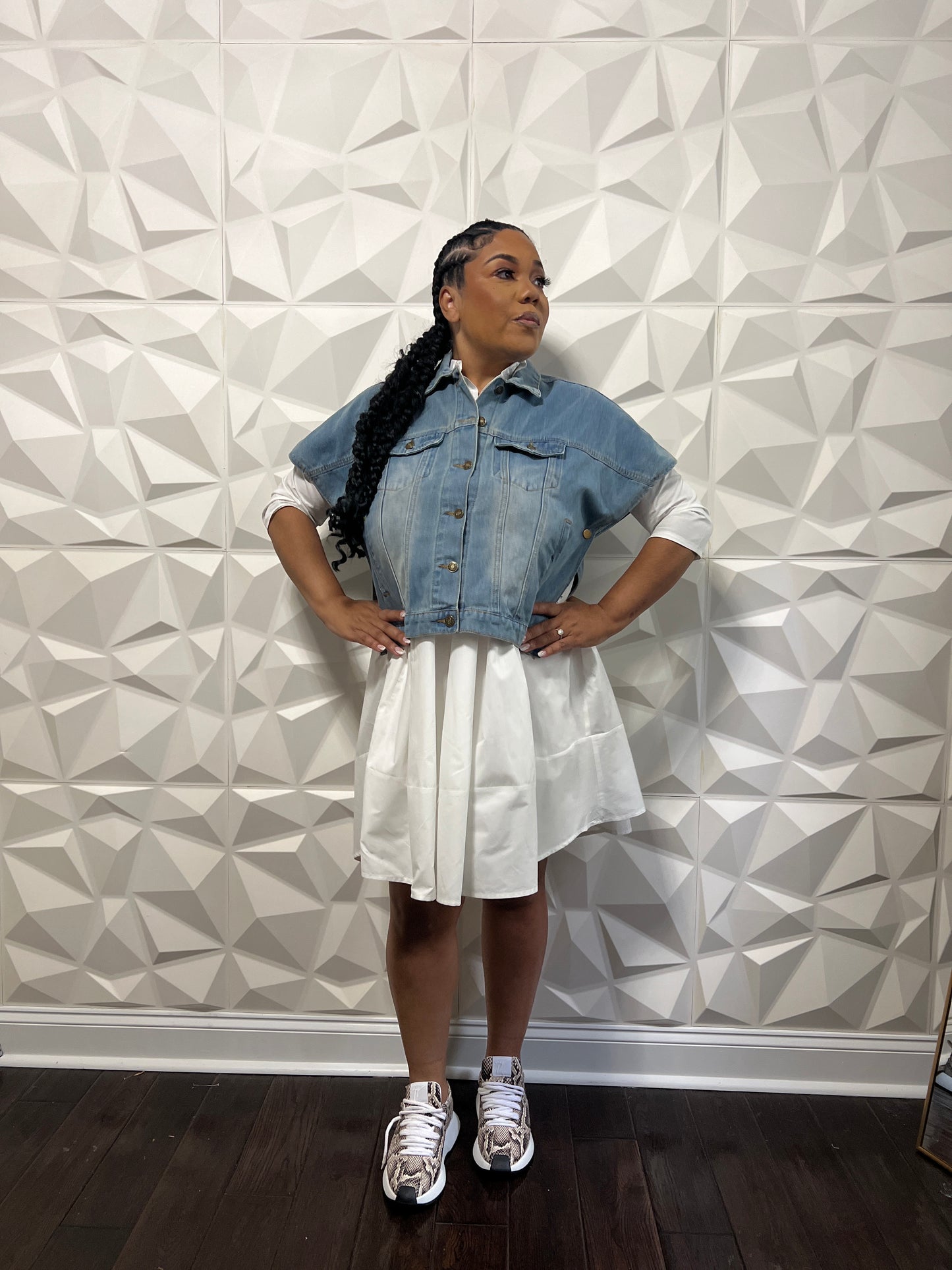 Denim Jacket Shawl
