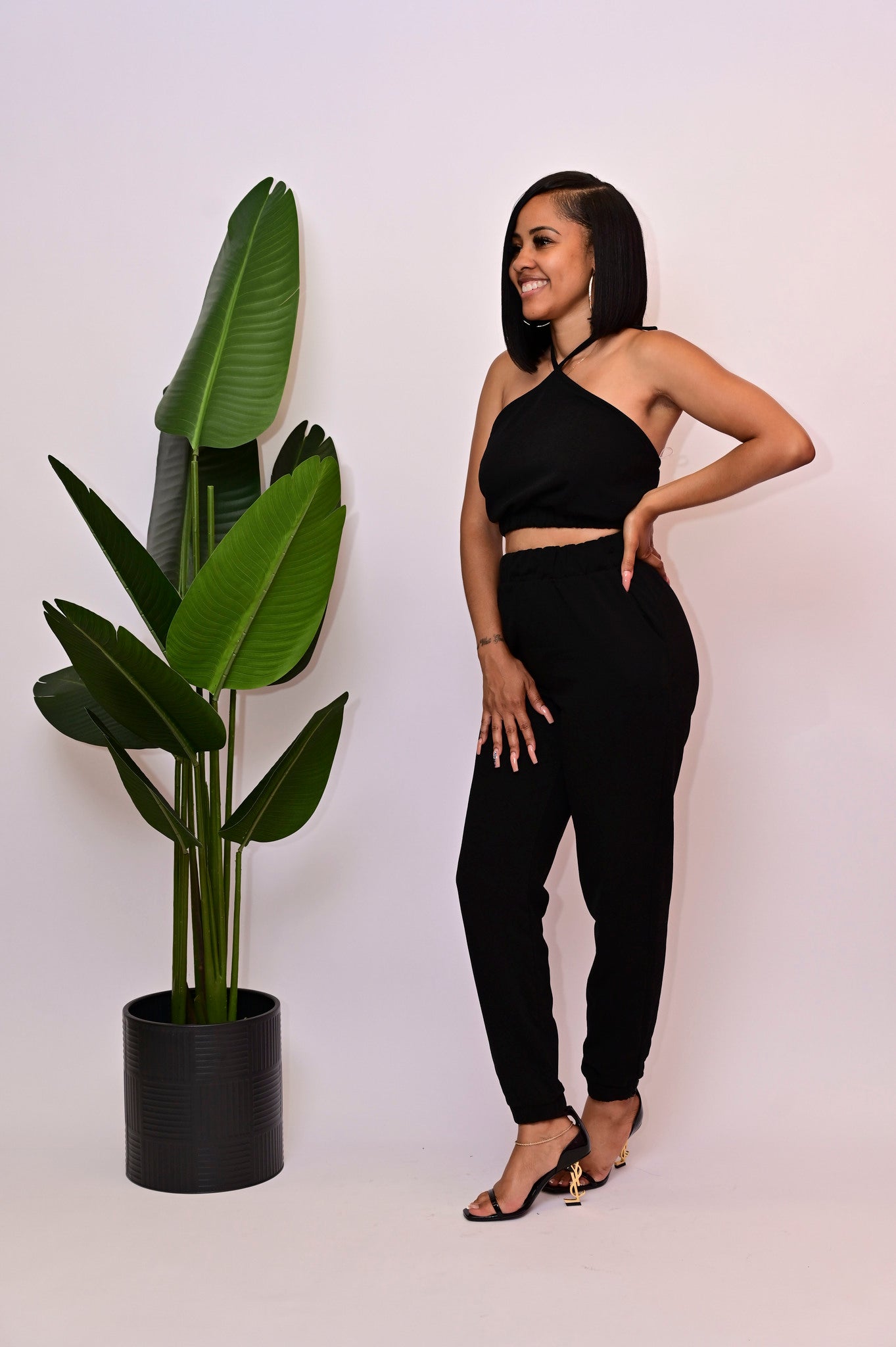 Halter Top and Sweat pants set