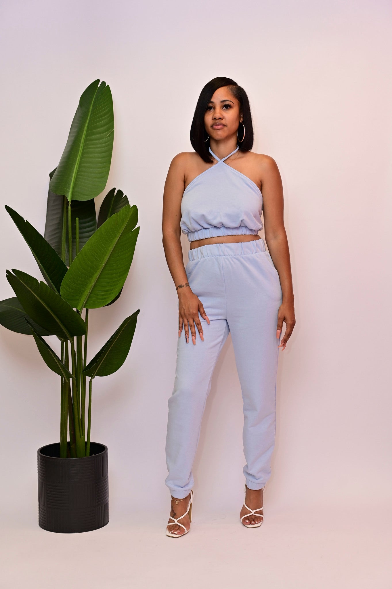 Halter Top and Sweat pants set