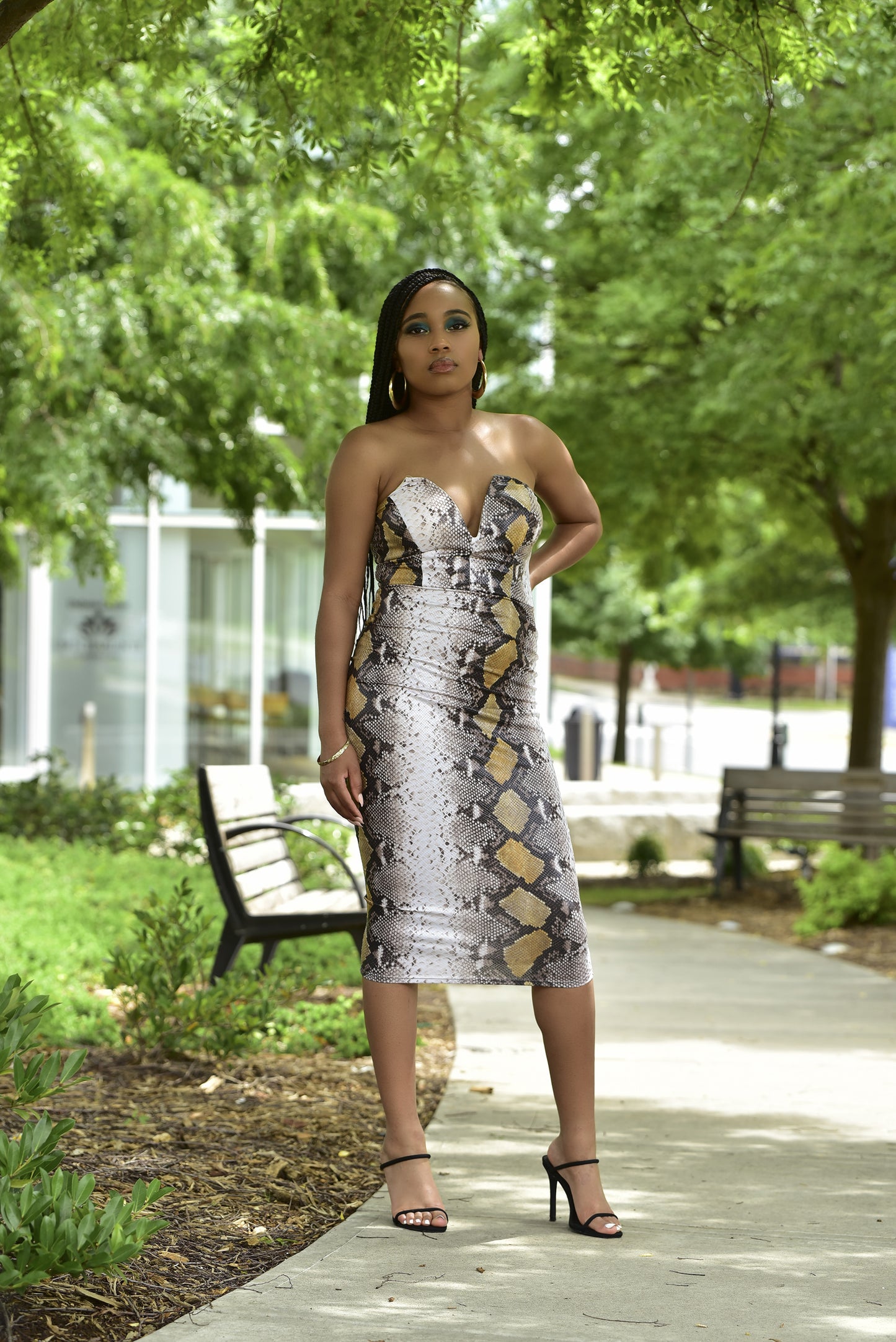 Sarah Snake print Dress