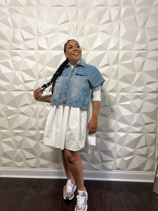 Denim Jacket Shawl